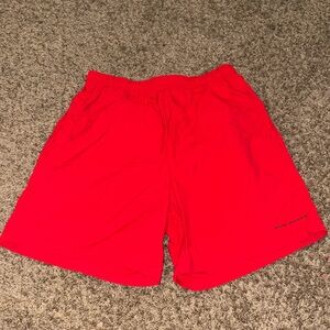 Men’s Columbia PFG Shorts Red Adult Small